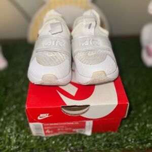 Nike Kids White Slip-On Air Sneakers